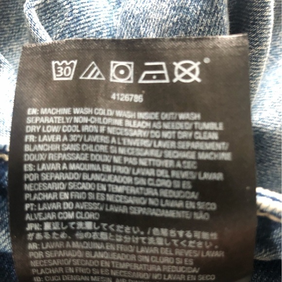 VOLCOM Mens Small skinnyJeans 2x4 in medium wash skinny demim jeans - Picture 7 of 7